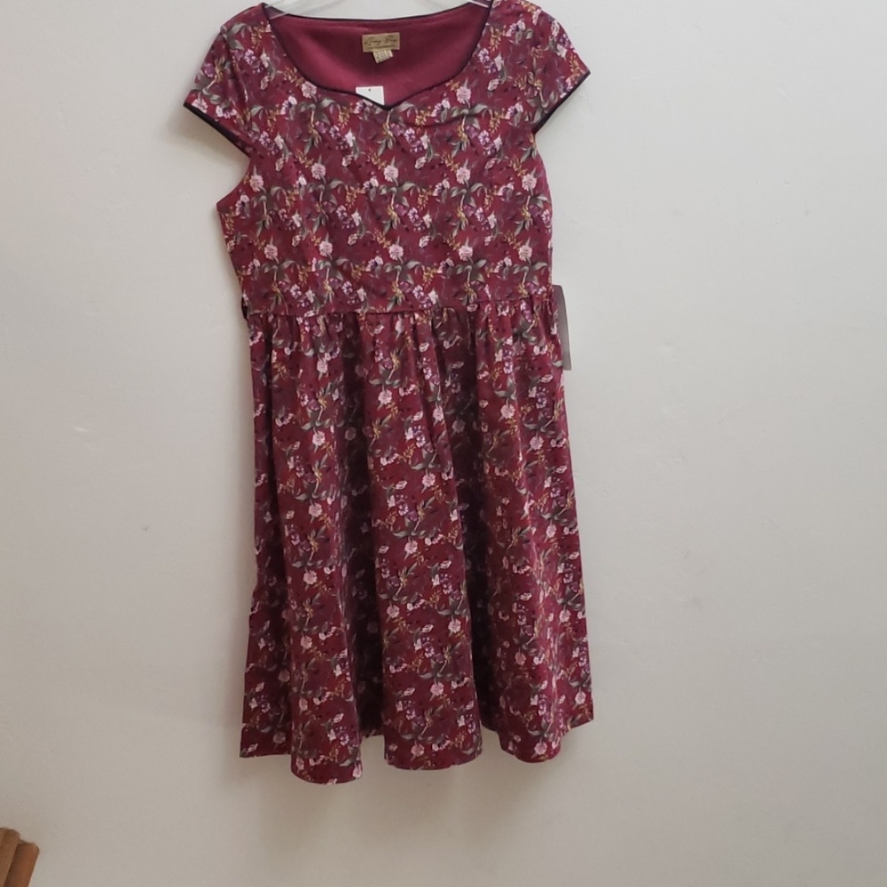 NWT Lindy Bop Maisey sweetheart swing dress